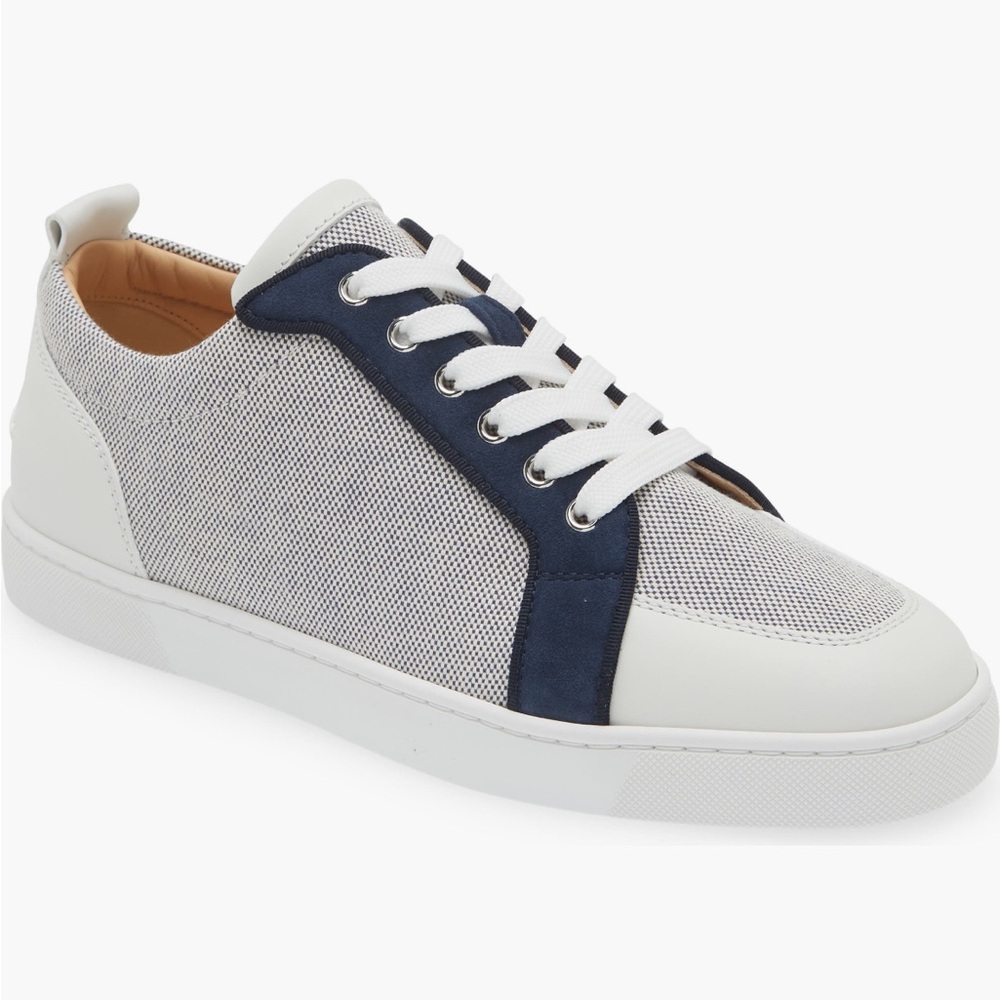 Christian Louboutin Rantulow Mixed Media Low Top Sneaker